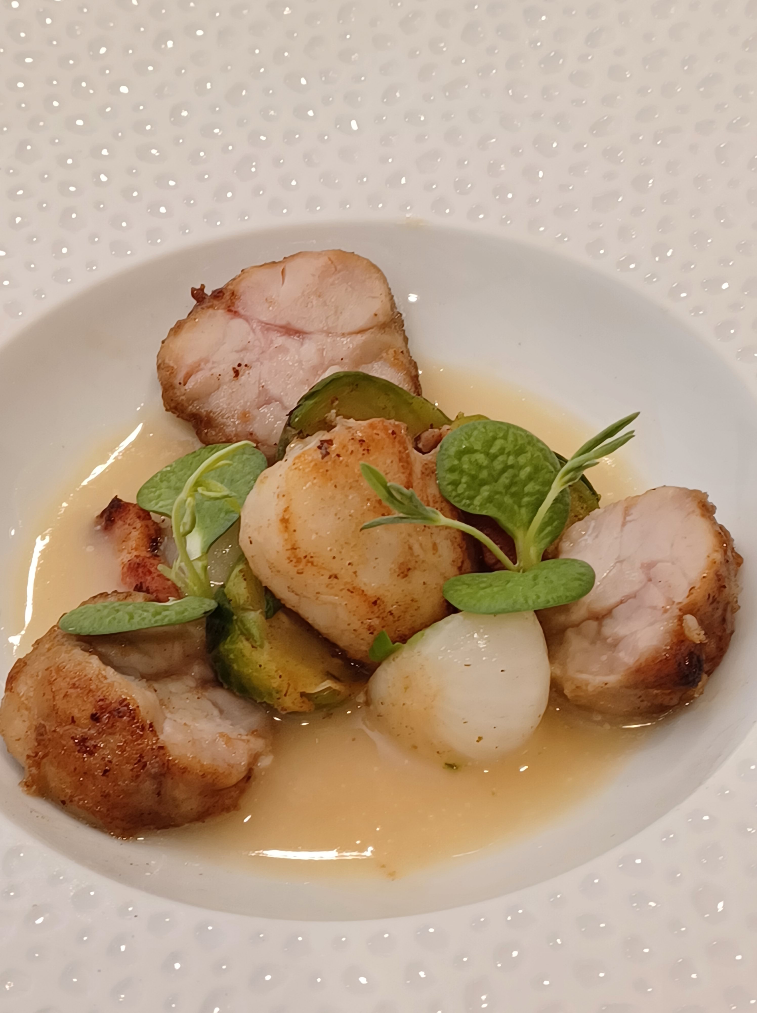 Saint Jacques et ris de veau